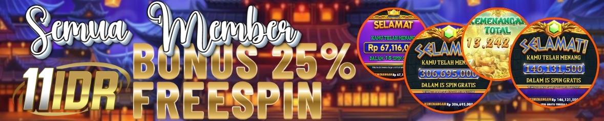 11IDR BONUS FREESPIN
